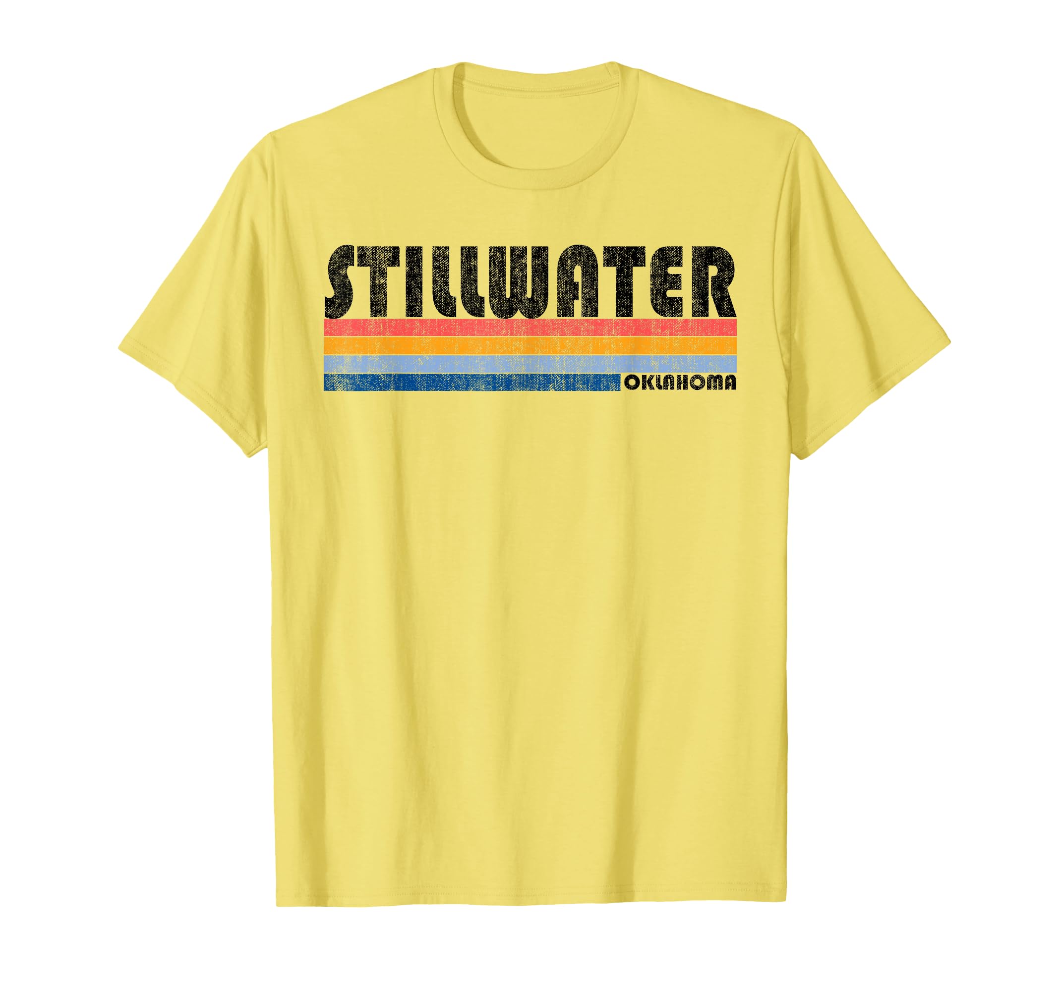1980S Stillwater Ok T-Shirt - Fun Novelty Design for Adults - T-Shirt, Sweatshirt, Hoodie