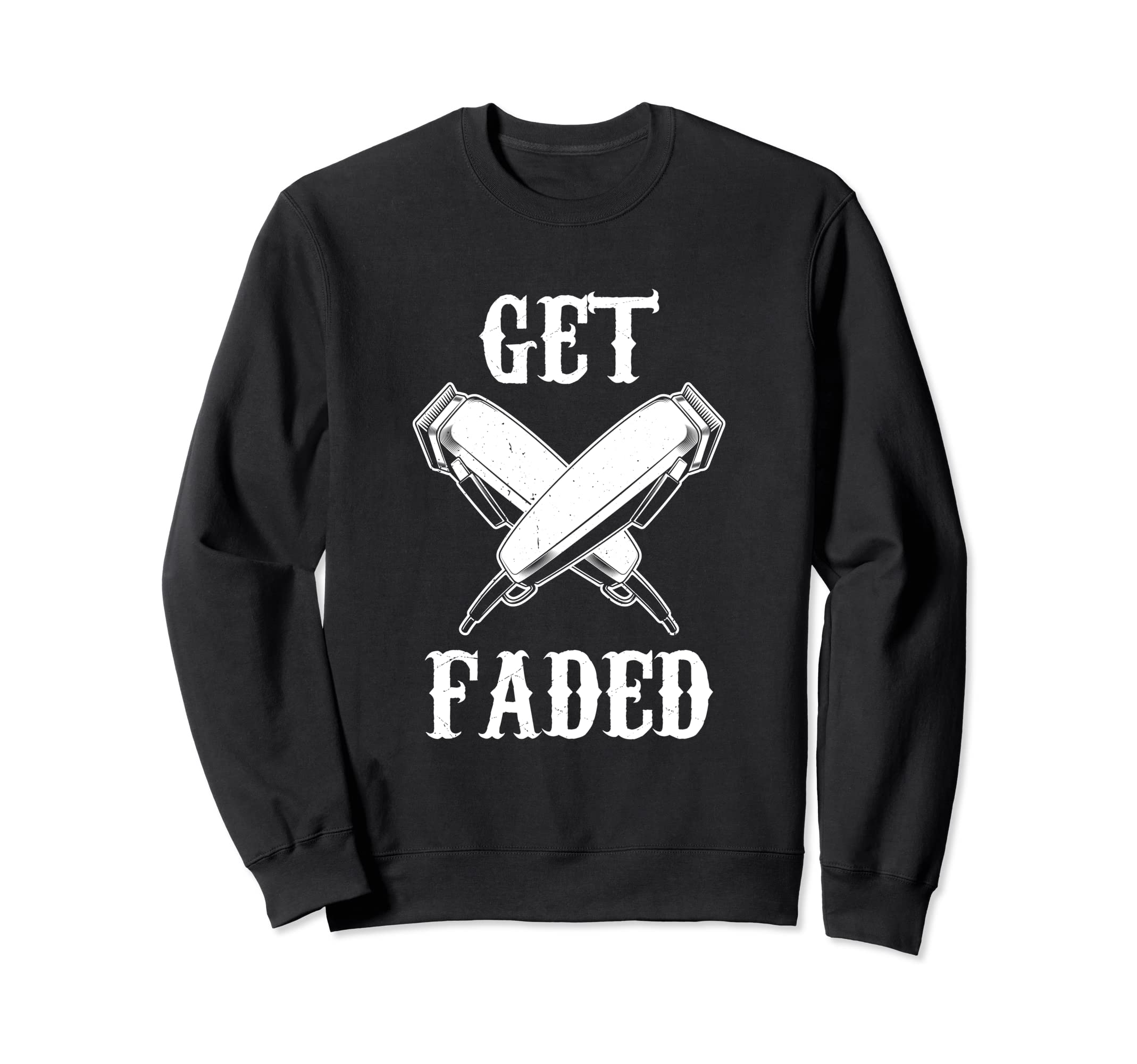 Distressed Barber Sweatshirt - Aesthetic Graphic Unisex - T-Shirt, Sweatshirt, Hoodie