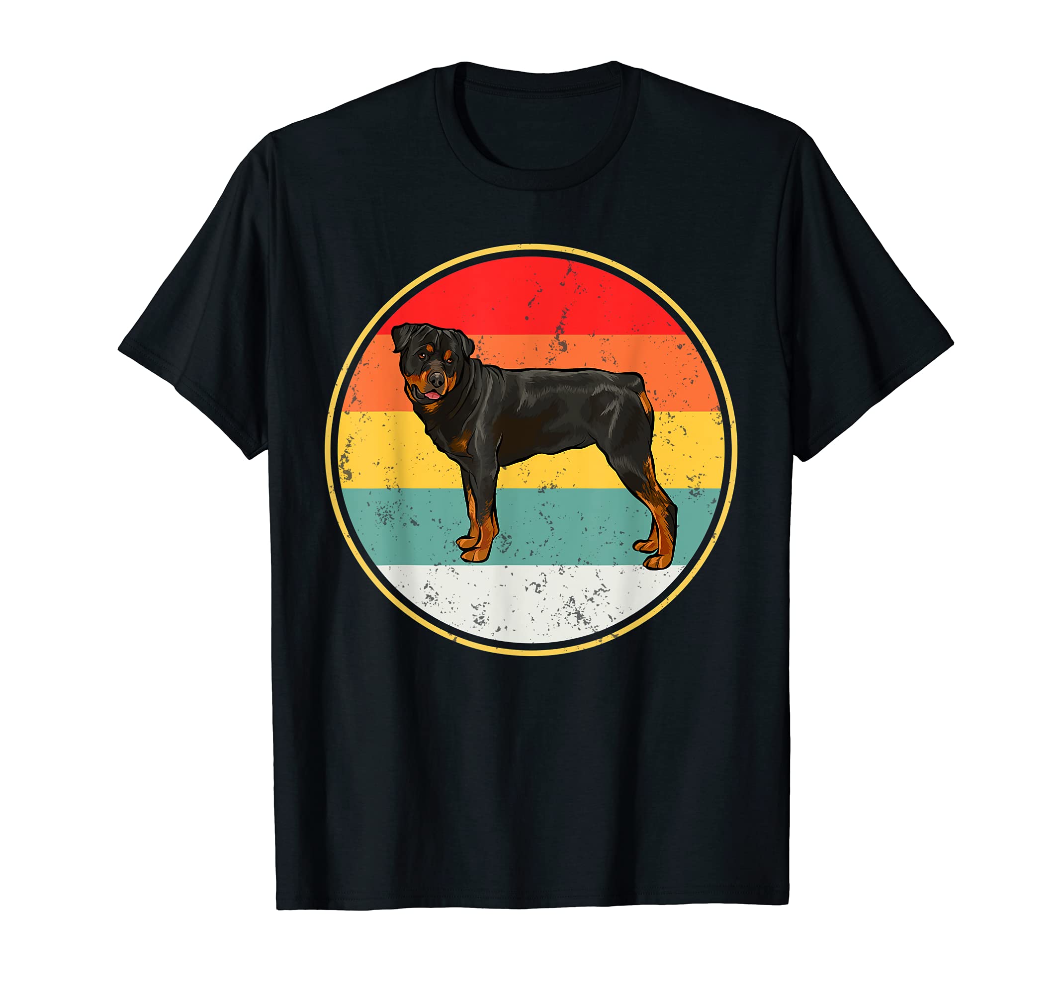 Sunset Rottweiler Dog T-Shirt - Trendy Graphic for Adults - T-Shirt, Sweatshirt, Hoodie