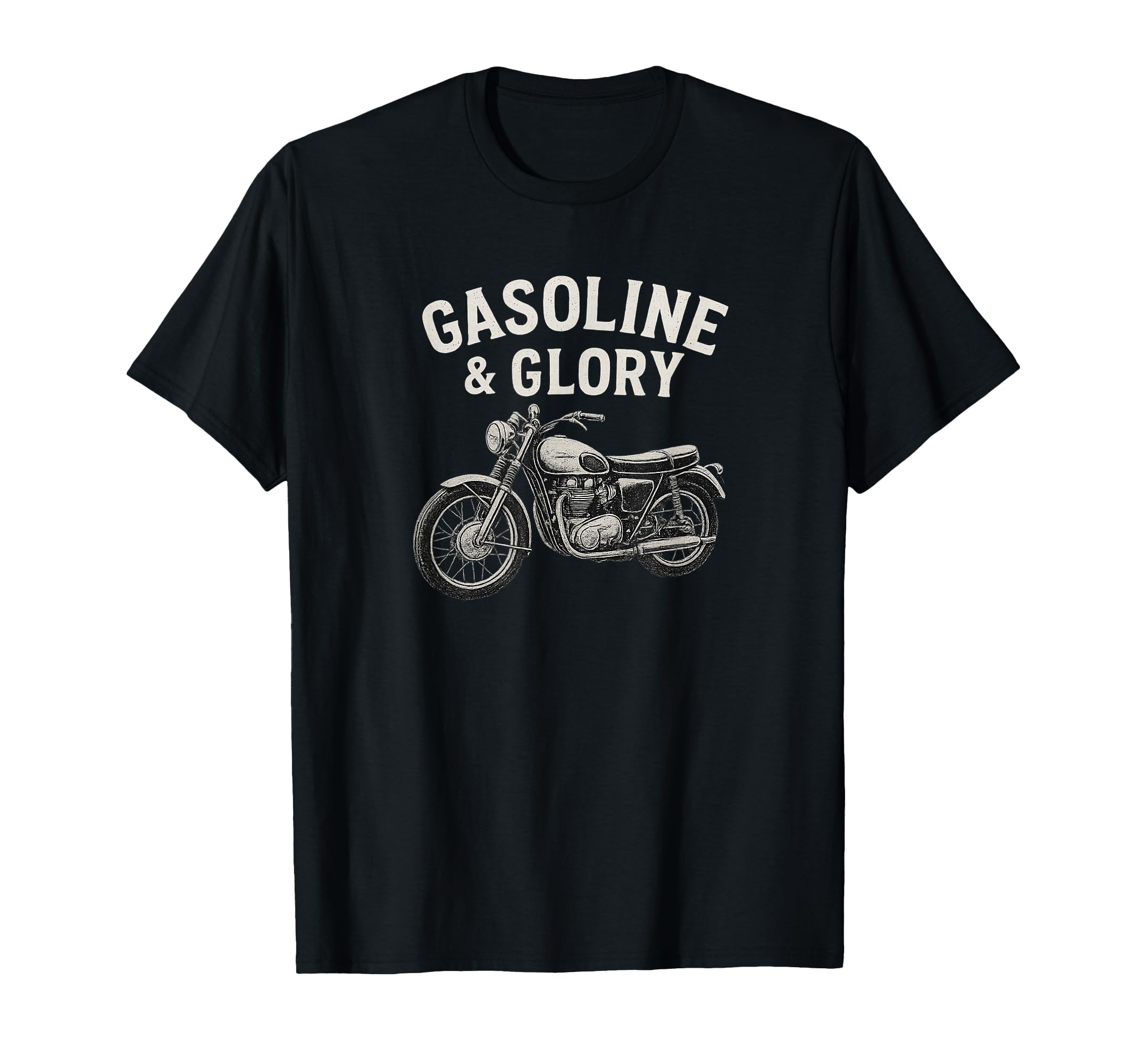 Gasoline Glory Motorcycle Biker T-Shirt - Graphic Print Men Women - T-Shirt, Sweatshirt, Hoodie