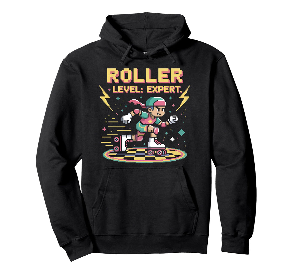 Roller Skate Roller Skating Gaming Hoodie - Graphic Print for Adults - T-Shirt, Sweatshirt, Hoodie