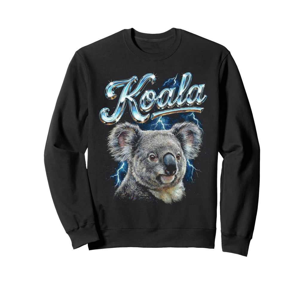 Koala 90S Funny Koala Lover 80S Sweatshirt - Fun Novelty Design for Adults - T-Shirt, Sweatshirt, Hoodie