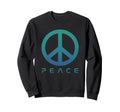 Minimalist Peace Sign Hippie 60S Sweatshirt - Trendy Graphic for Adults - T-Shirt, Sweatshirt, Hoodie