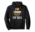 1980 Birthday Year Cassette Tape Throwback Hoodie - Graphic Print Unisex - T-Shirt, Sweatshirt, Hoodie
