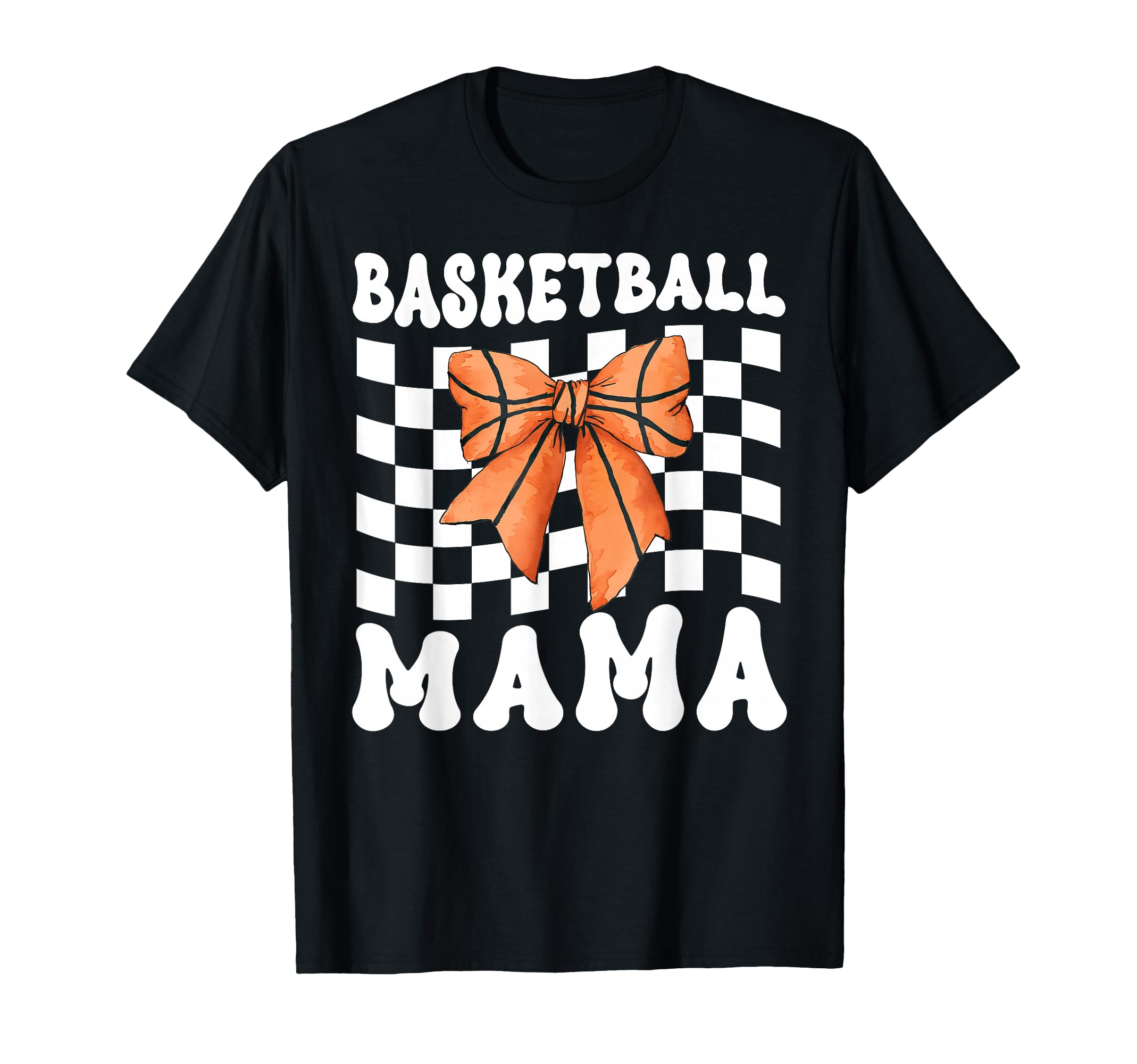 Basketball Mama Coquette Bow Game Day T-Shirt - Unique Graphic Unisex - T-Shirt, Sweatshirt, Hoodie