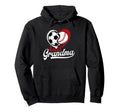 Ball Grandma Heart Soccer Baseball Hoodie - Aesthetic Graphic Men Women - T-Shirt, Sweatshirt, Hoodie