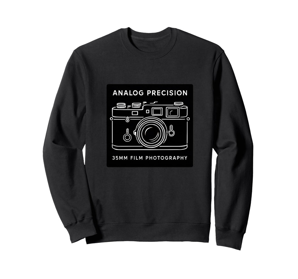 Analog Precision 35Mm Camera Art Sweatshirt - Trendy Graphic for Adults - T-Shirt, Sweatshirt, Hoodie