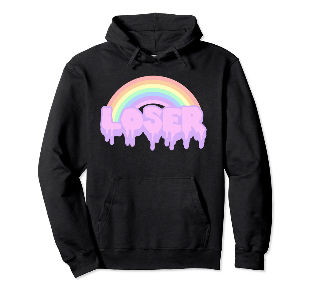 Loser 90S Pastel Grunge Aesthetic Hoodie - Fun Novelty Design for Adults - T-Shirt, Sweatshirt, Hoodie