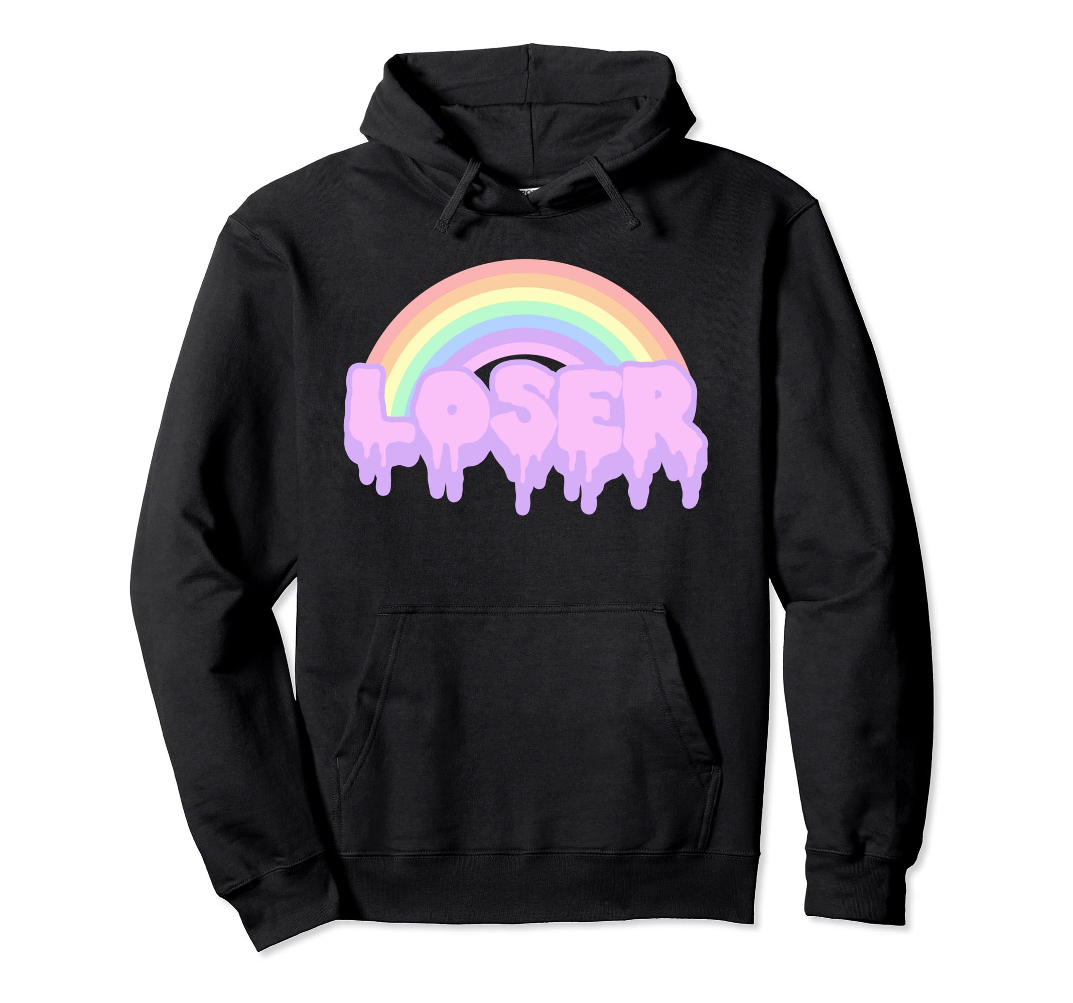 Loser 90S Pastel Grunge Aesthetic Hoodie - Fun Novelty Design for Adults - T-Shirt, Sweatshirt, Hoodie