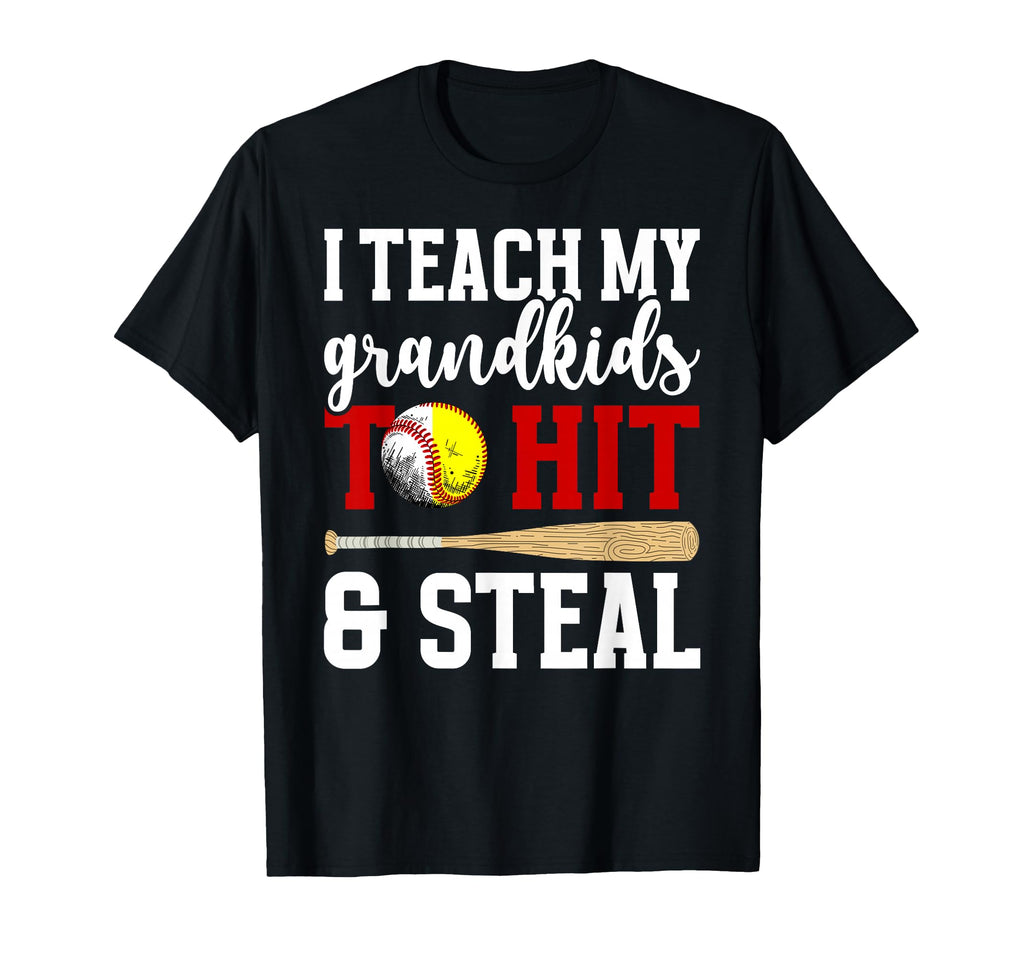 Softball Baseball Grandma Funny T-Shirt - Casual Everyday Wear Men Women - T-Shirt, Sweatshirt, Hoodie