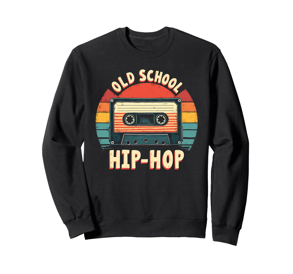 Fuzzy Old School Hiphop Sweatshirt - Novelty Apparel Unisex - T-Shirt, Sweatshirt, Hoodie