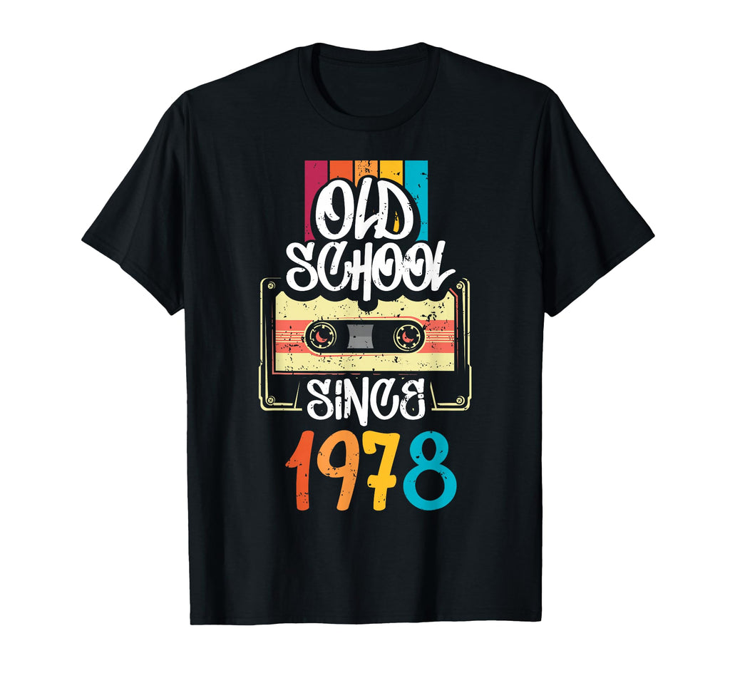 Old School Since 1978 48Th Birthday T-Shirt - Graphic Print Men Women - T-Shirt, Sweatshirt, Hoodie