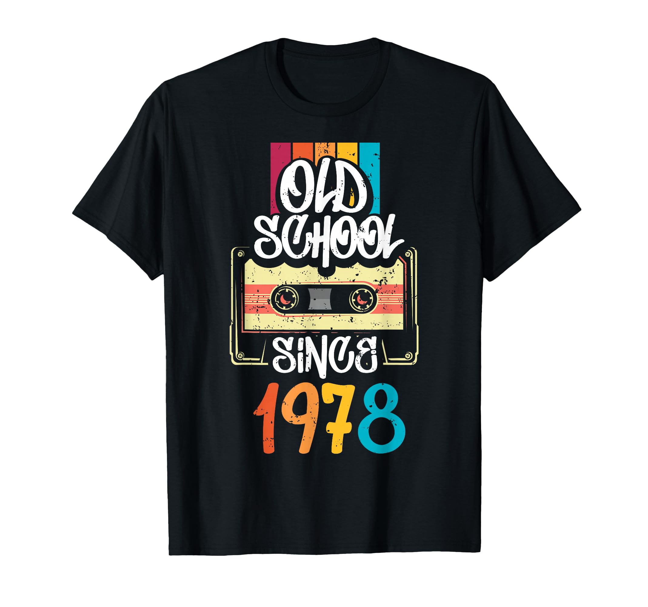 Old School Since 1978 48Th Birthday T-Shirt - Graphic Print Men Women - T-Shirt, Sweatshirt, Hoodie