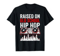 Rapper Tees Raised Old School Hip T-Shirt - Aesthetic Graphic for Adults - T-Shirt, Sweatshirt, Hoodie
