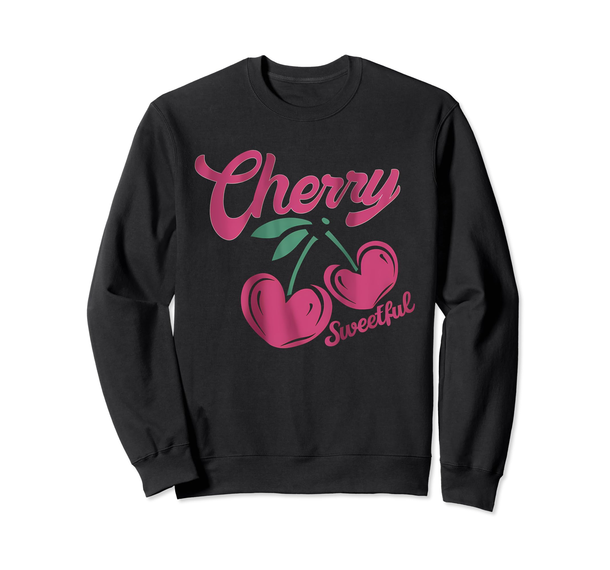 Cherry Sweetful Red Aesthetic Sweatshirt - Minimalist Print for Adults - T-Shirt, Sweatshirt, Hoodie