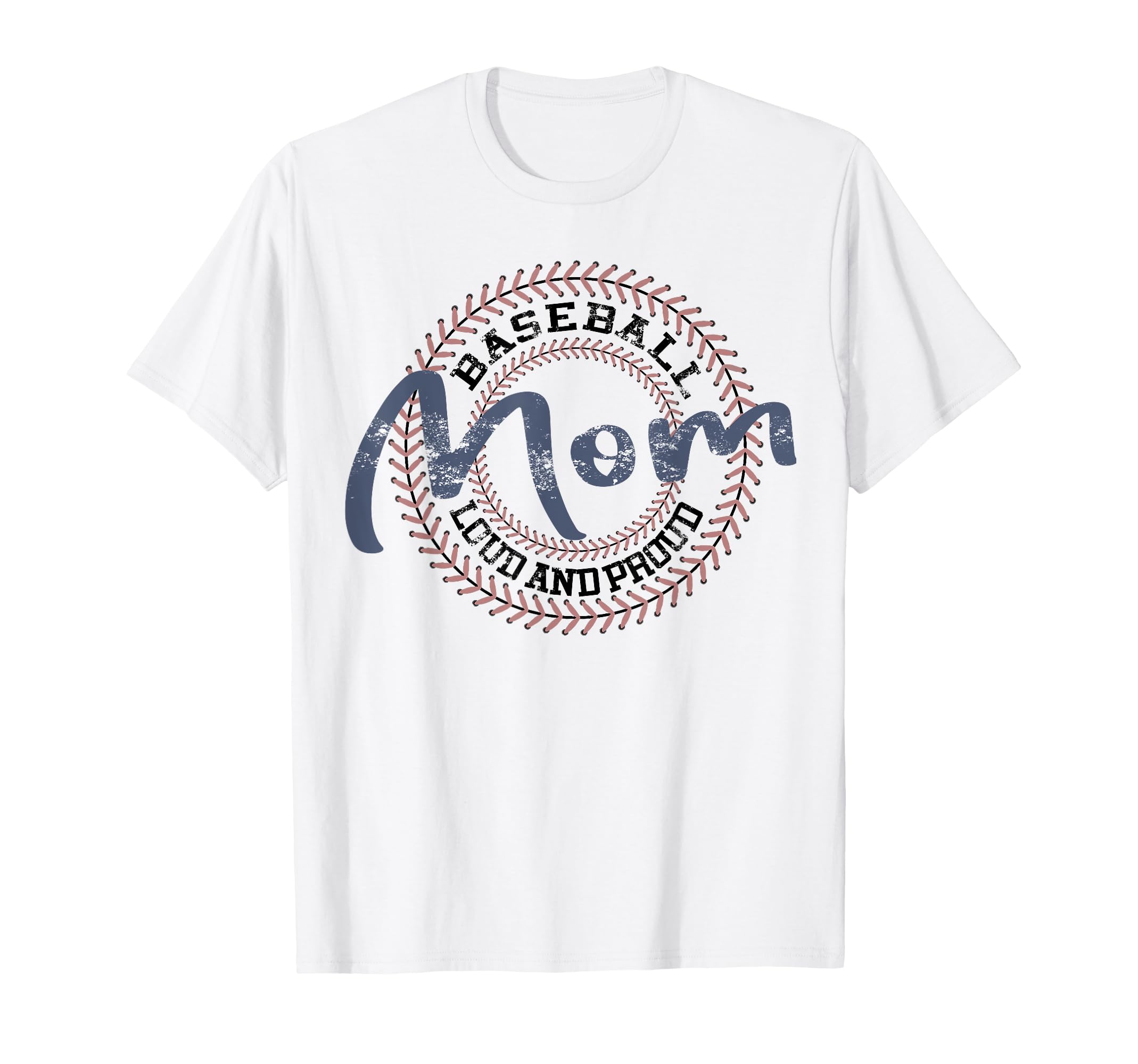 Baseball Mom Baseball Mama Baseball T-Shirt - Casual Everyday Wear Unisex - T-Shirt, Sweatshirt, Hoodie