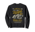 Race Car Distressed Sweatshirt - Minimalist Print Unisex - T-Shirt, Sweatshirt, Hoodie