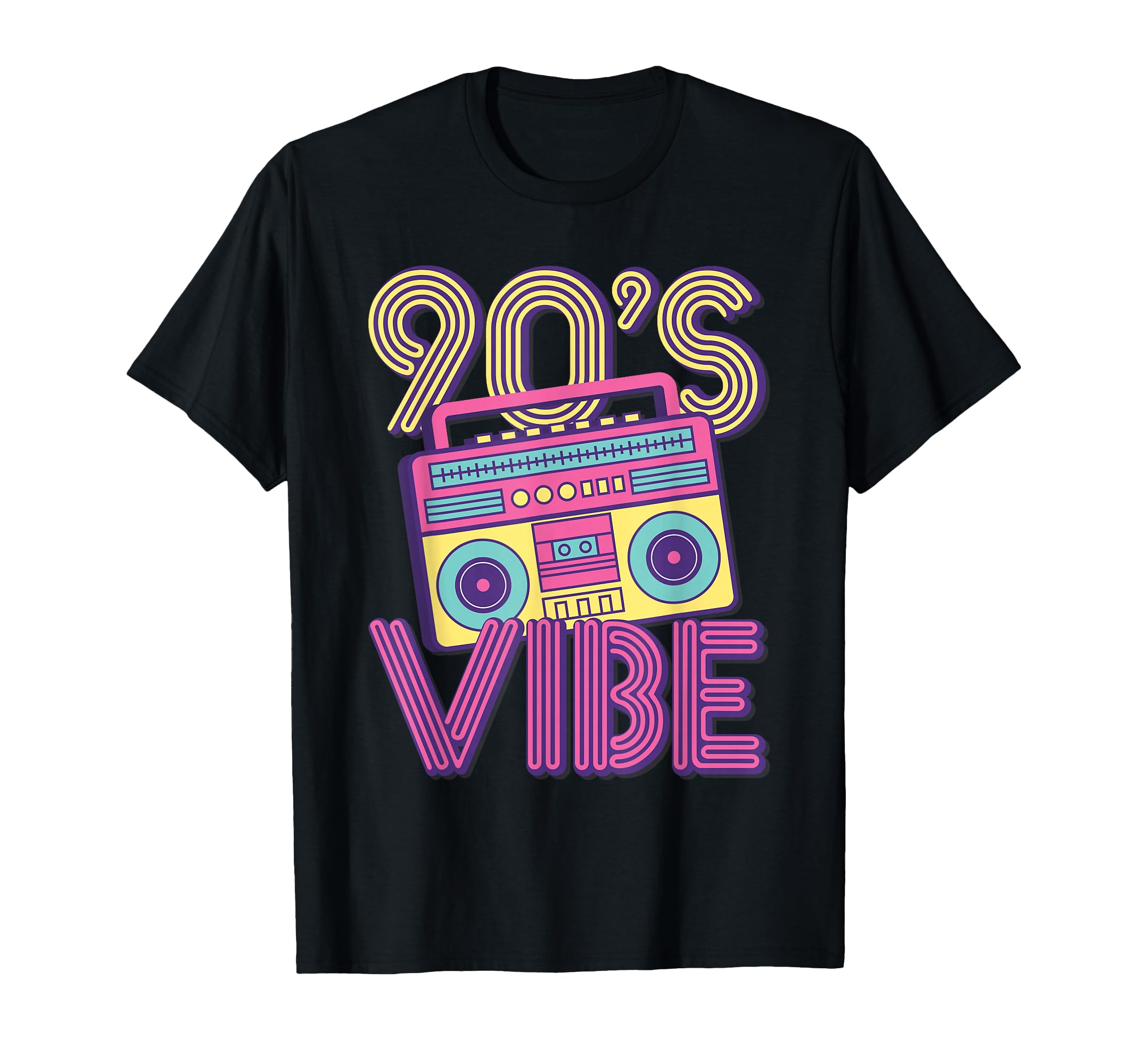 90S Vibe Cassette Tape Music T-Shirt - Casual Everyday Wear Unisex - T-Shirt, Sweatshirt, Hoodie