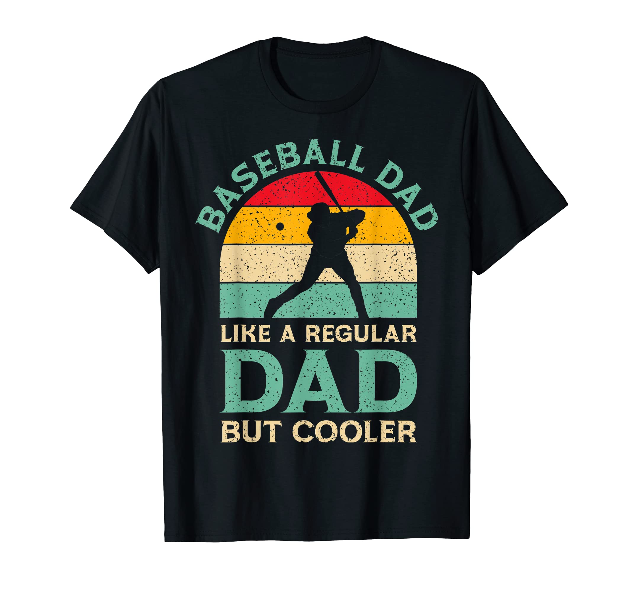 Mens Funny Fathers Day Baseball Dad T-Shirt - Custom Art Print Unisex - T-Shirt, Sweatshirt, Hoodie