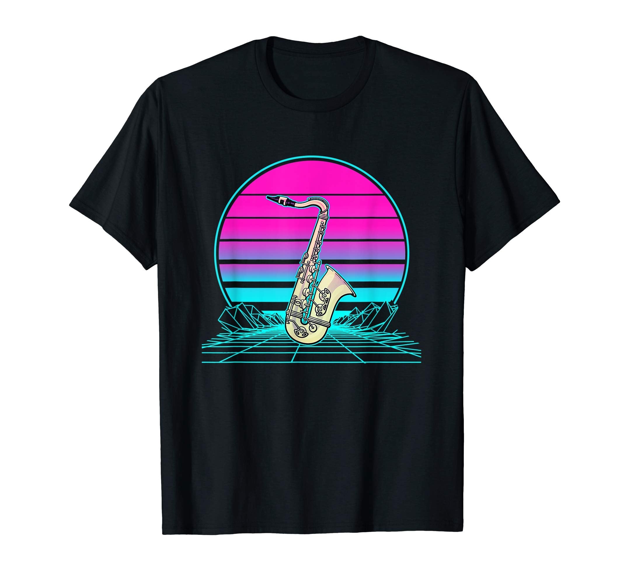 Sunset Jazz Saxophone T-Shirt - Streetwear Style Men Women - T-Shirt, Sweatshirt, Hoodie