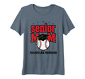 Womens Proud Senior Mom Baseball T-Shirt - Custom Art Print for Adults - T-Shirt, Sweatshirt, Hoodie