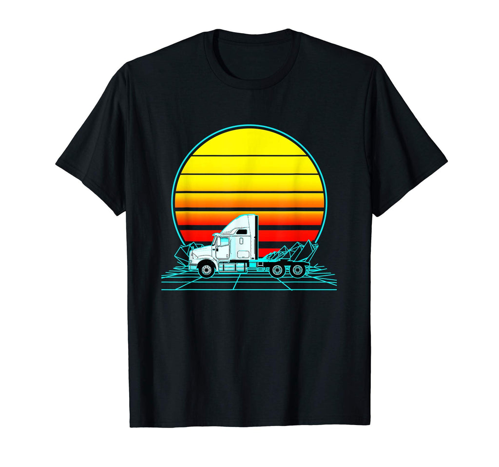 Sunset Trucker T-Shirt - Streetwear Style for Adults - T-Shirt, Sweatshirt, Hoodie