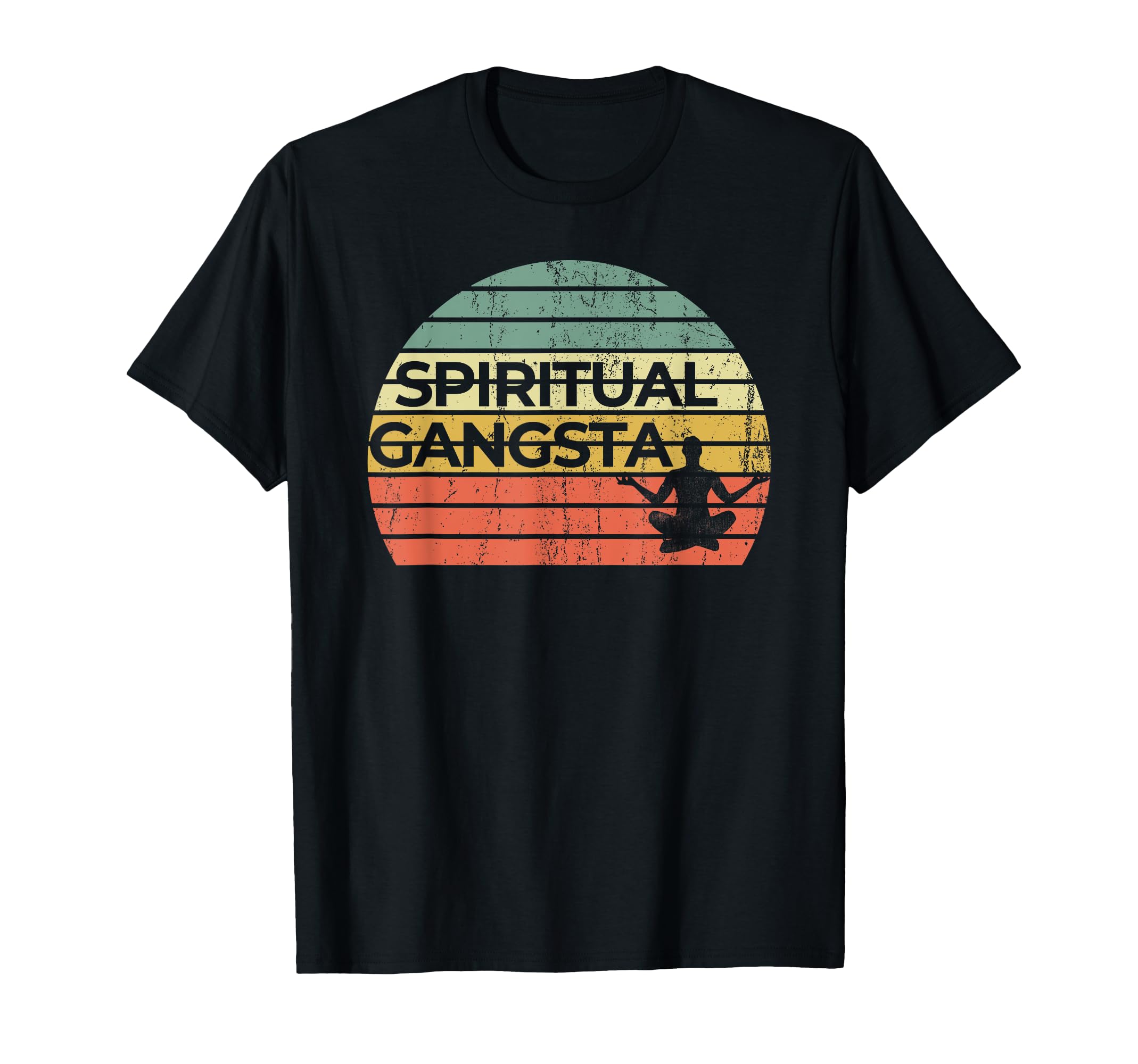 Sunset Funny Yoga Spiritual Gangsta T-Shirt - Aesthetic Graphic Unisex - T-Shirt, Sweatshirt, Hoodie
