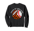 Papa Ballers Funny Baseball Basketball Sweatshirt - Graphic Print Unisex - T-Shirt, Sweatshirt, Hoodie