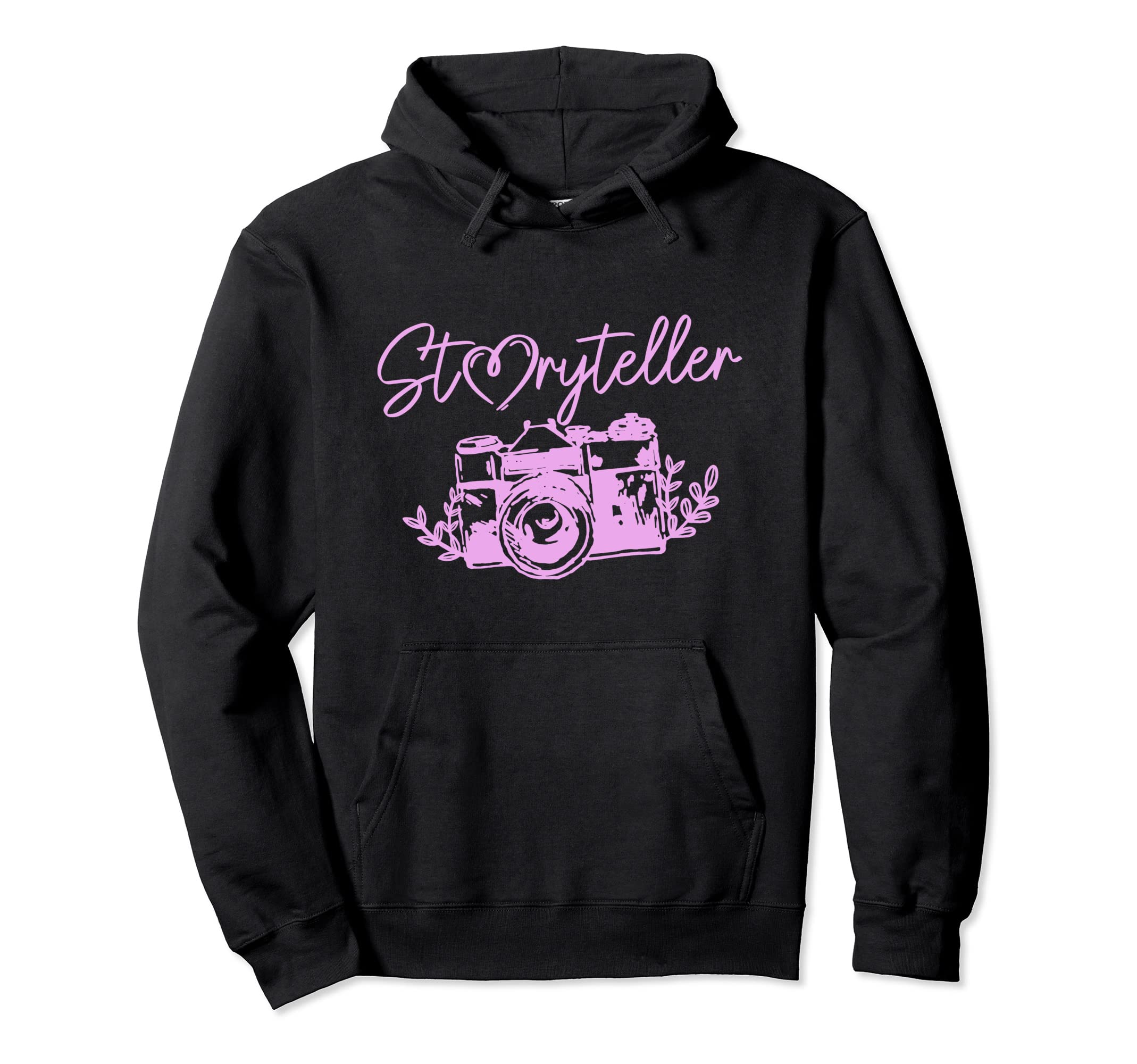 Photographer Storyteller Camera Hoodie - Aesthetic Graphic Men Women - T-Shirt, Sweatshirt, Hoodie