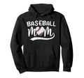 Baseball Mom Mama Funny Baseball Heart Hoodie - Trendy Graphic for Adults - T-Shirt, Sweatshirt, Hoodie