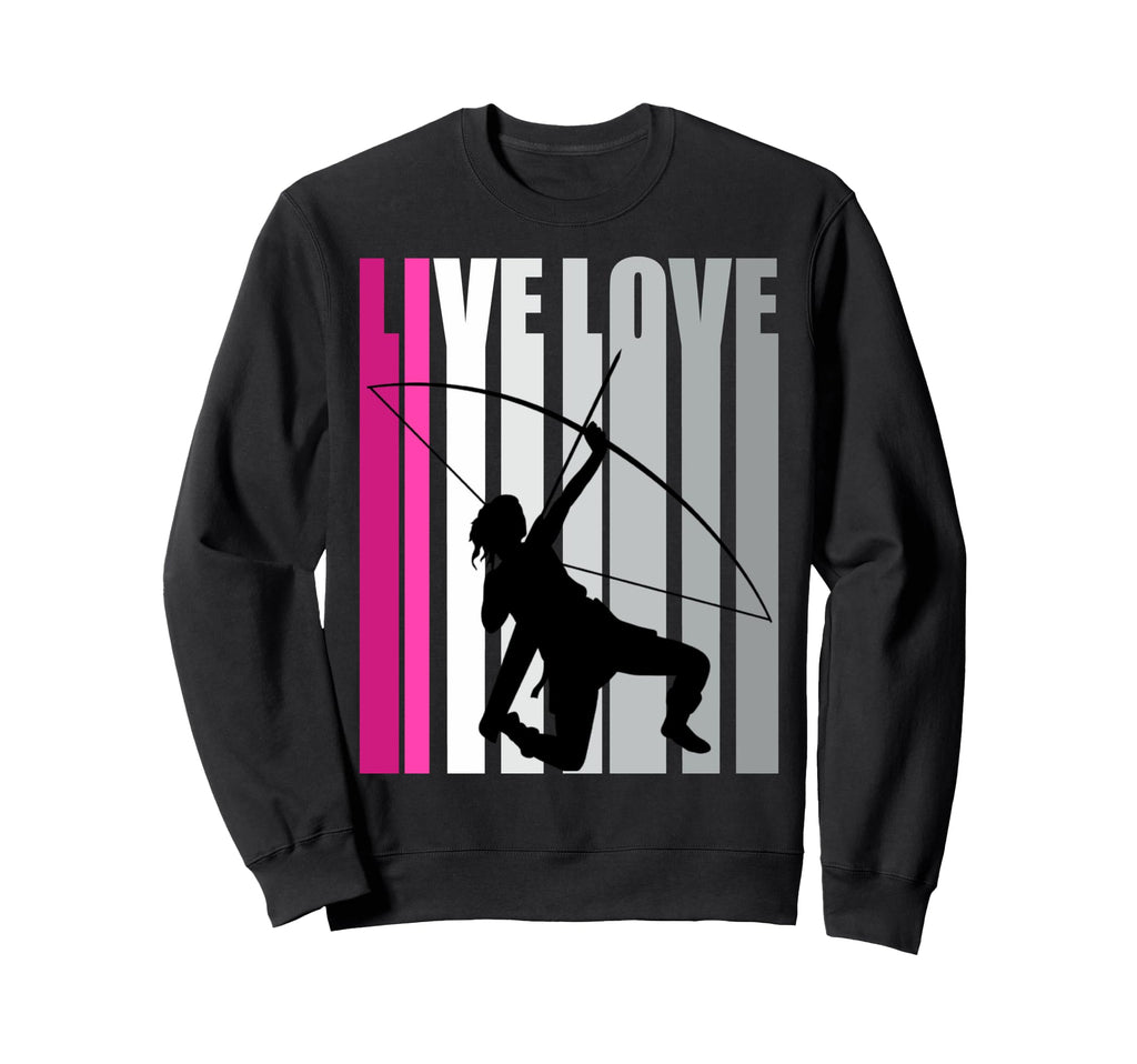 Purple Love Archery Birthday Sweatshirt - Fun Novelty Design Unisex - T-Shirt, Sweatshirt, Hoodie