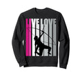 Purple Love Archery Birthday Sweatshirt - Fun Novelty Design Unisex - T-Shirt, Sweatshirt, Hoodie