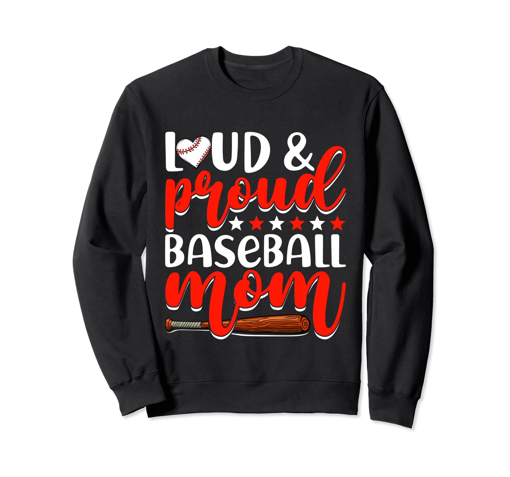 Baseball Mom Funny Sport Mommy Sweatshirt - Aesthetic Graphic Men Women - T-Shirt, Sweatshirt, Hoodie