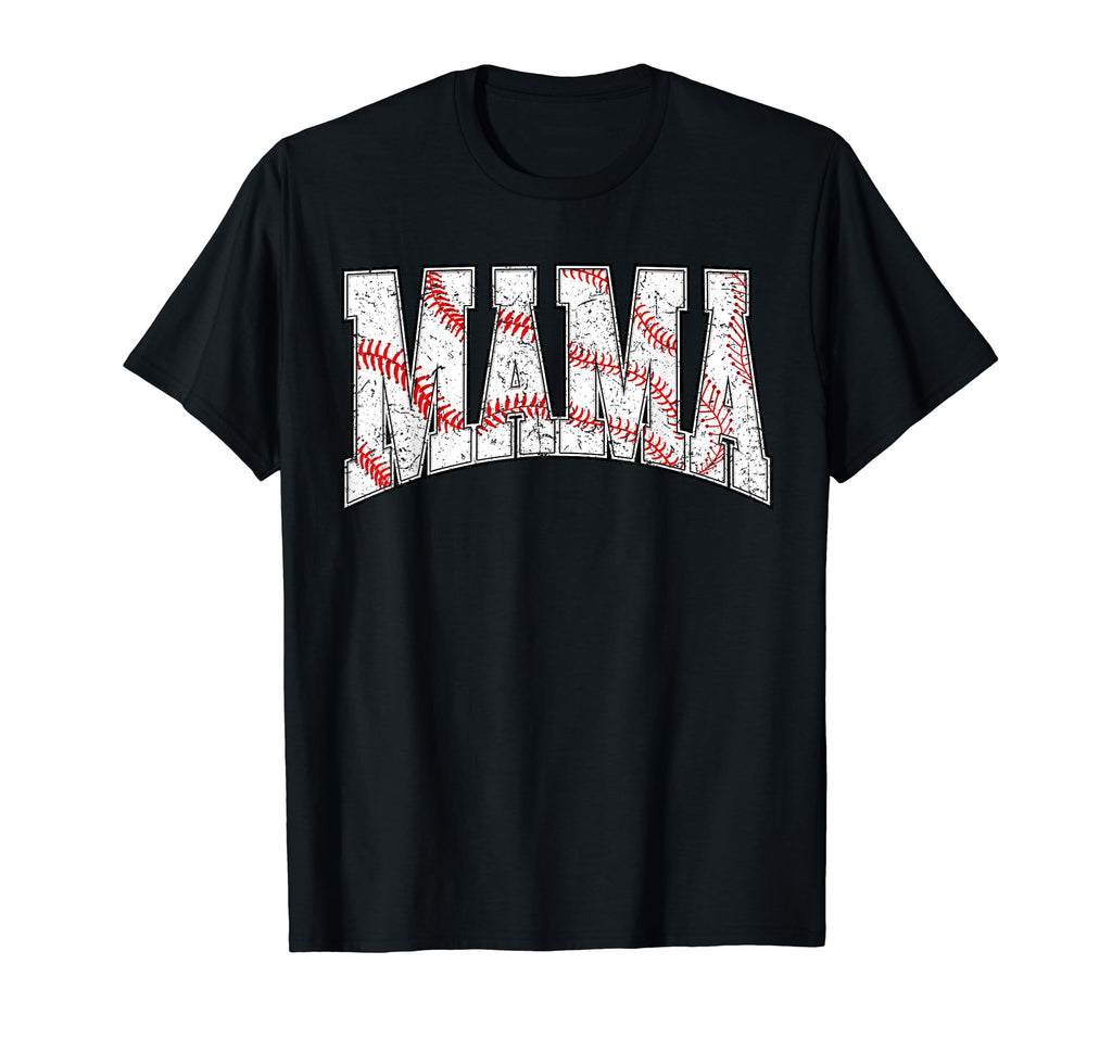 Baseball Mama Baseball Mothers Day T-Shirt - Custom Art Print for Adults - T-Shirt, Sweatshirt, Hoodie