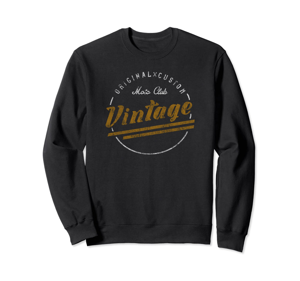 Original Custom Moto Club Distressed Sweatshirt - Graphic Print Men Women - T-Shirt, Sweatshirt, Hoodie