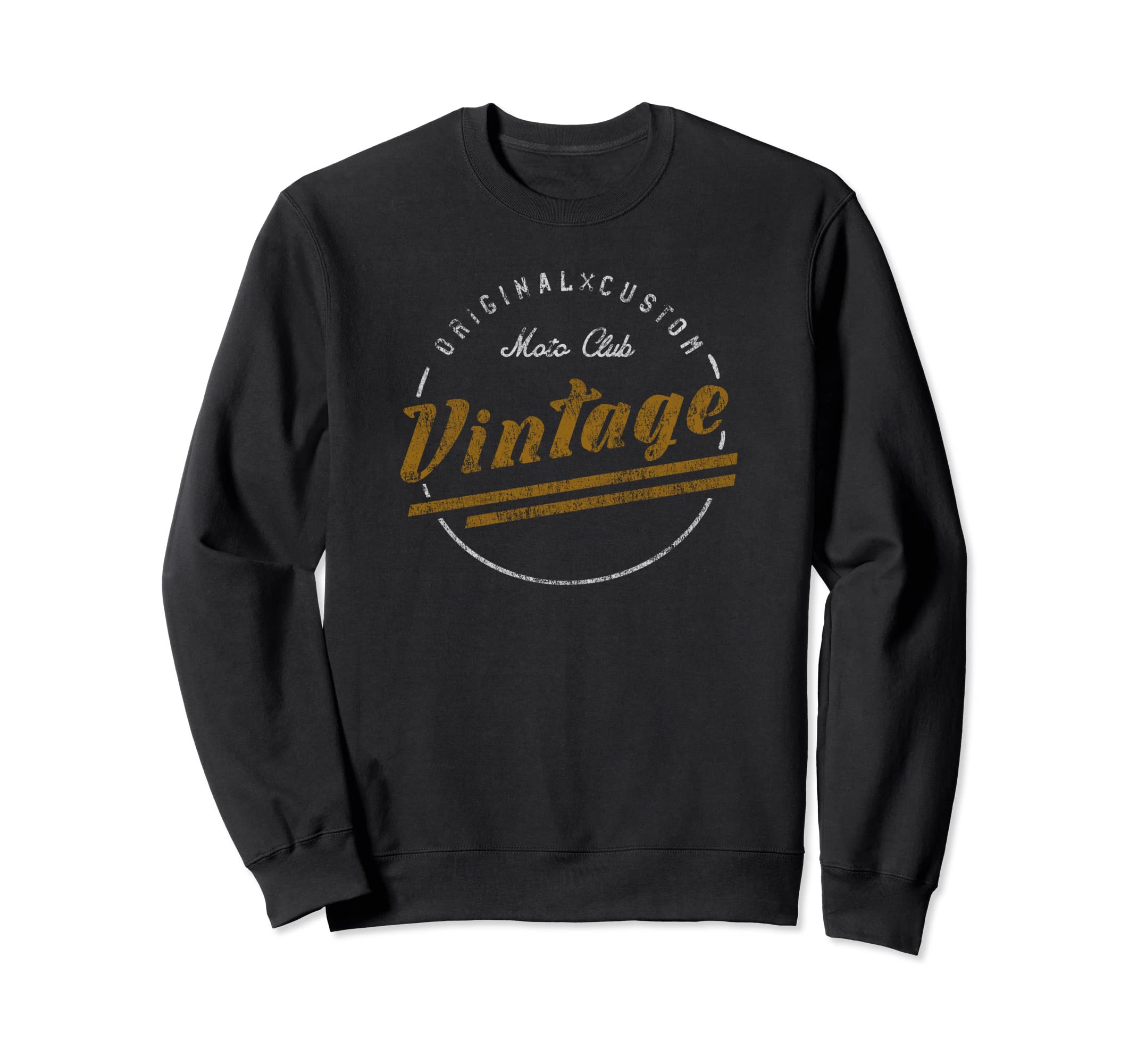 Original Custom Moto Club Distressed Sweatshirt - Graphic Print Men Women - T-Shirt, Sweatshirt, Hoodie