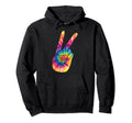 Peace Sign 60S 70S V Hand Sign Hoodie - Custom Art Print Unisex - T-Shirt, Sweatshirt, Hoodie