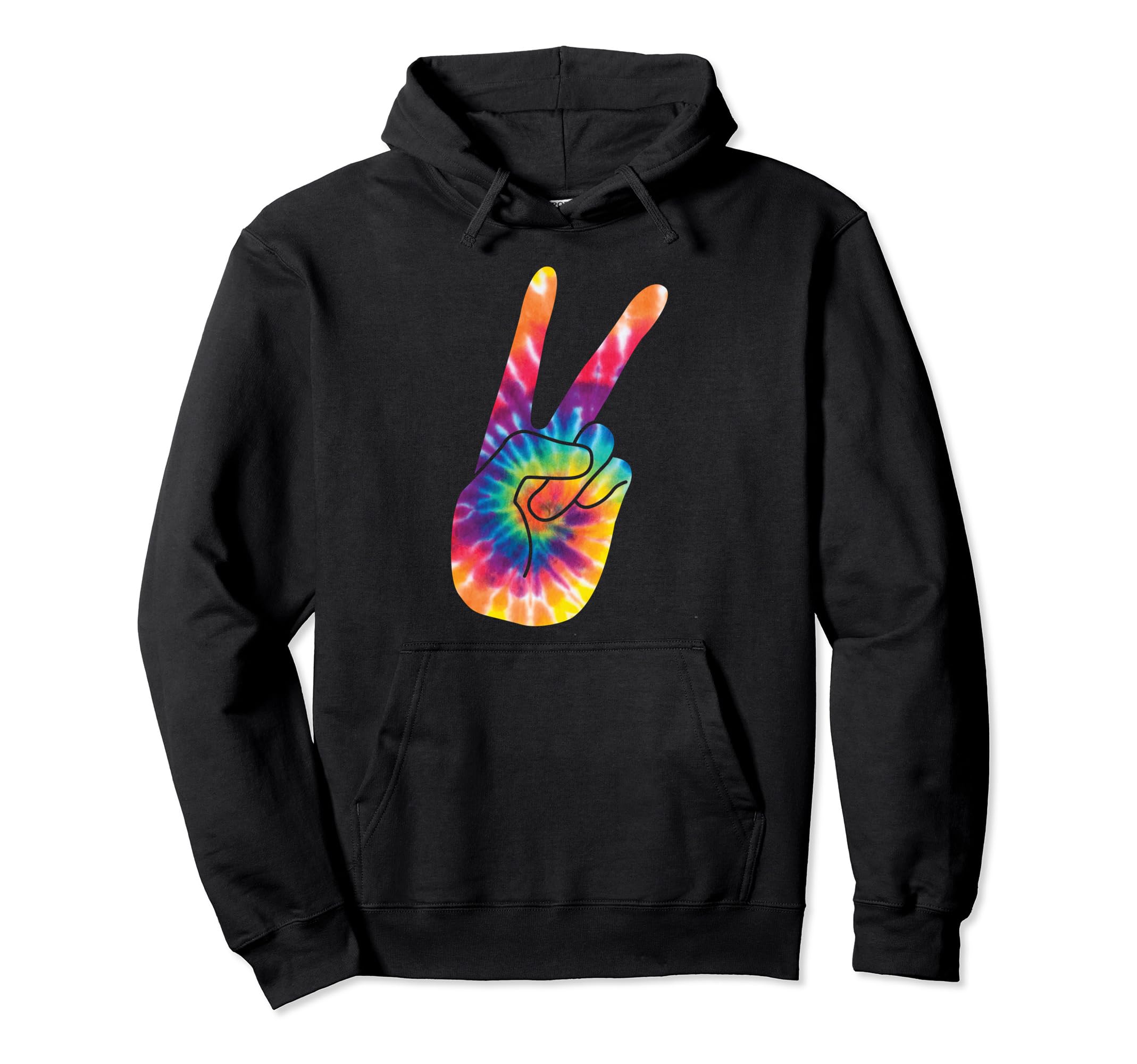 Peace Sign 60S 70S V Hand Sign Hoodie - Custom Art Print Unisex - T-Shirt, Sweatshirt, Hoodie