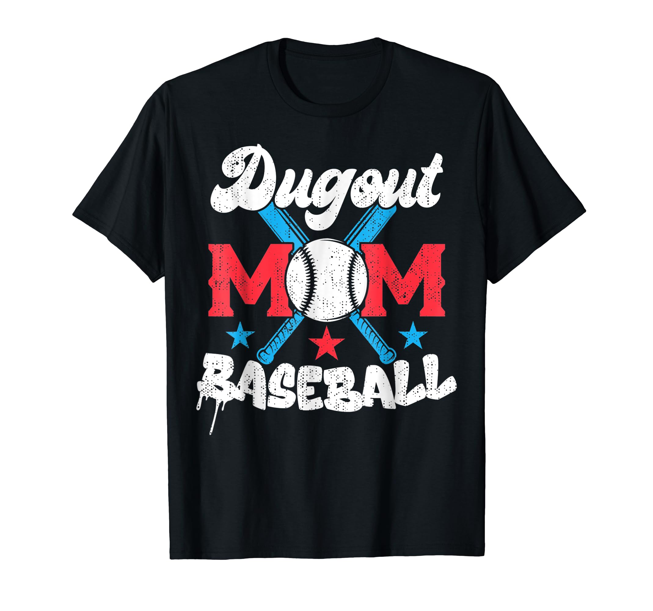 Baseball Dugout Mom Mother Baseball T-Shirt - Aesthetic Graphic for Adults - T-Shirt, Sweatshirt, Hoodie