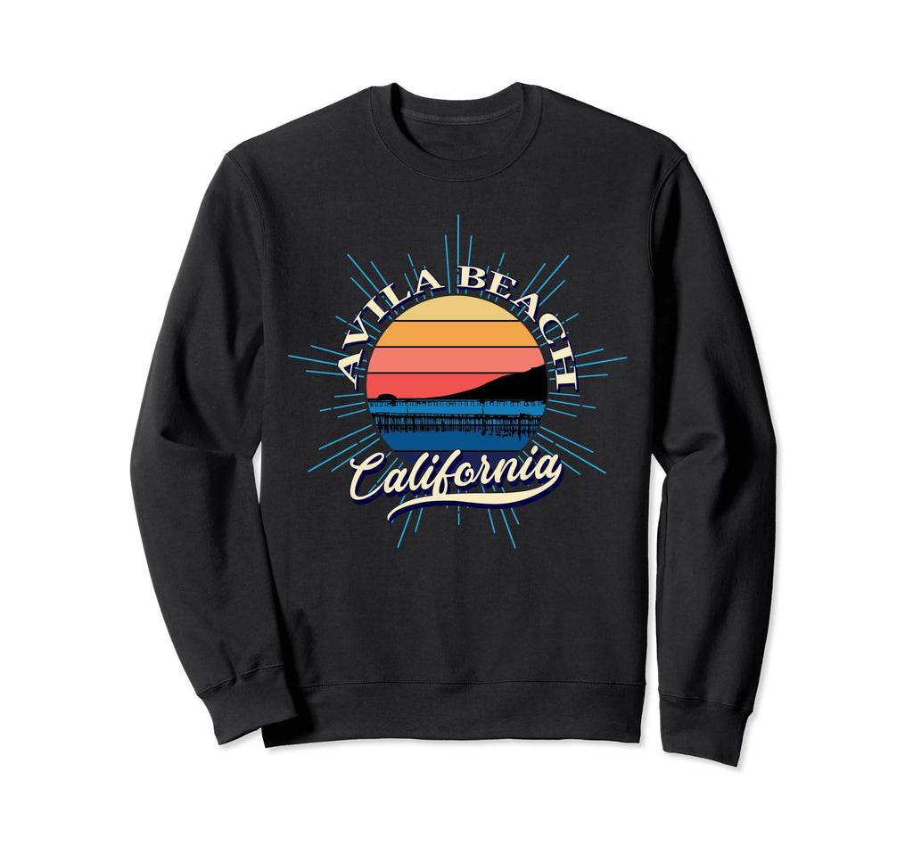 Avila Beach California Sunset Slo Sweatshirt - Novelty Apparel Men Women - T-Shirt, Sweatshirt, Hoodie