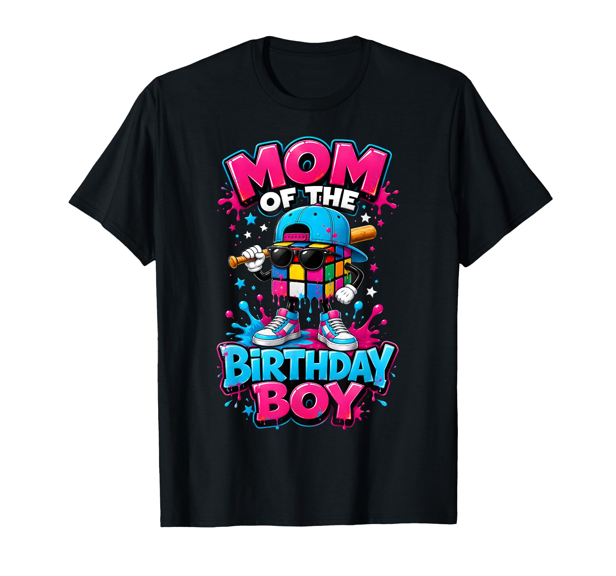Mommy Birthday Baseball Ice Cream T-Shirt - Casual Everyday Wear Unisex - T-Shirt, Sweatshirt, Hoodie