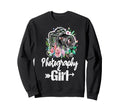 Womens Funny Photographer Camera Sweatshirt - Minimalist Print Unisex - T-Shirt, Sweatshirt, Hoodie