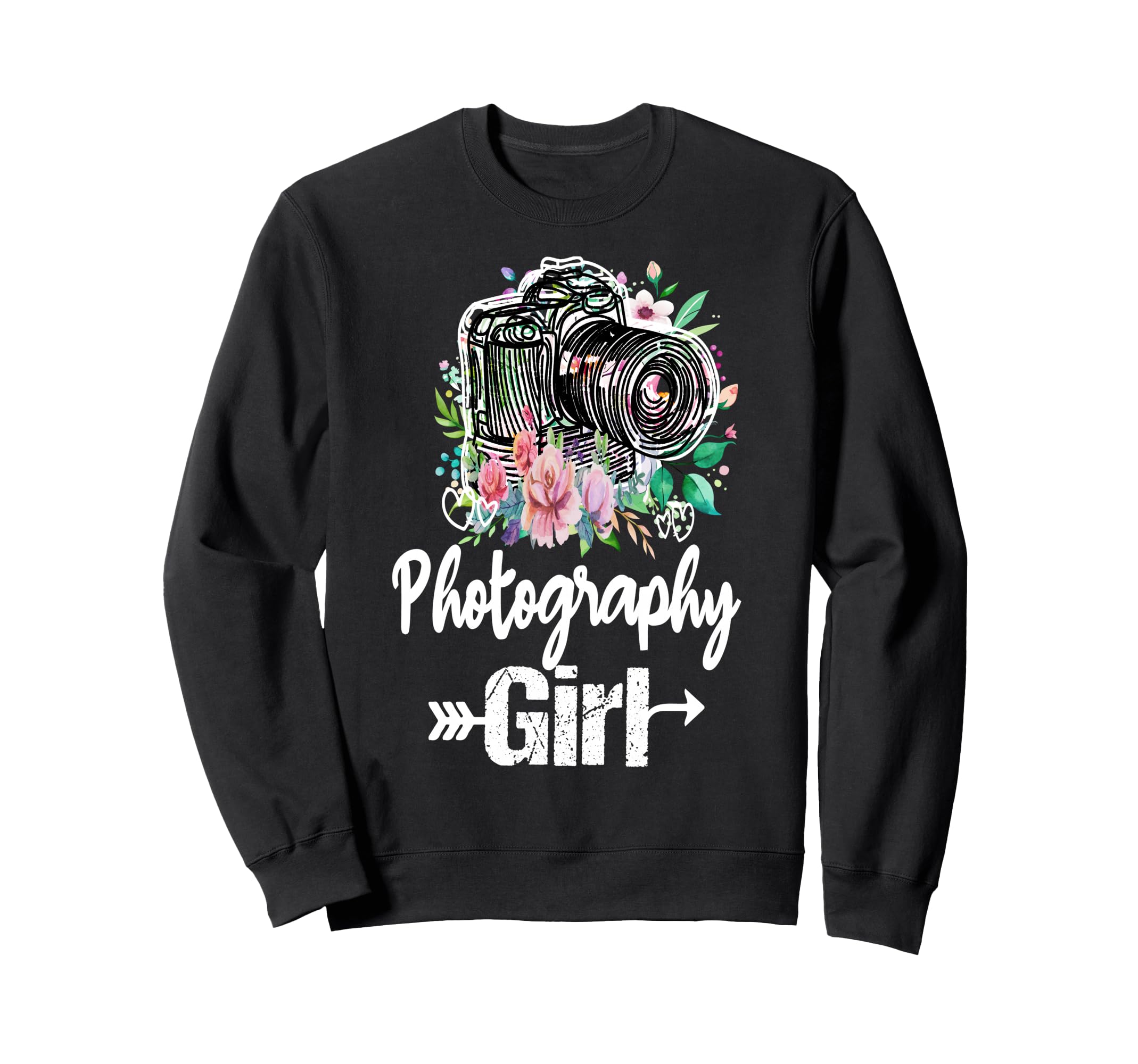 Womens Funny Photographer Camera Sweatshirt - Minimalist Print Unisex - T-Shirt, Sweatshirt, Hoodie