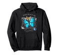 Butterfly Freedom Y2K Grunge Aesthetic Hoodie - Casual Everyday Wear Unisex - T-Shirt, Sweatshirt, Hoodie