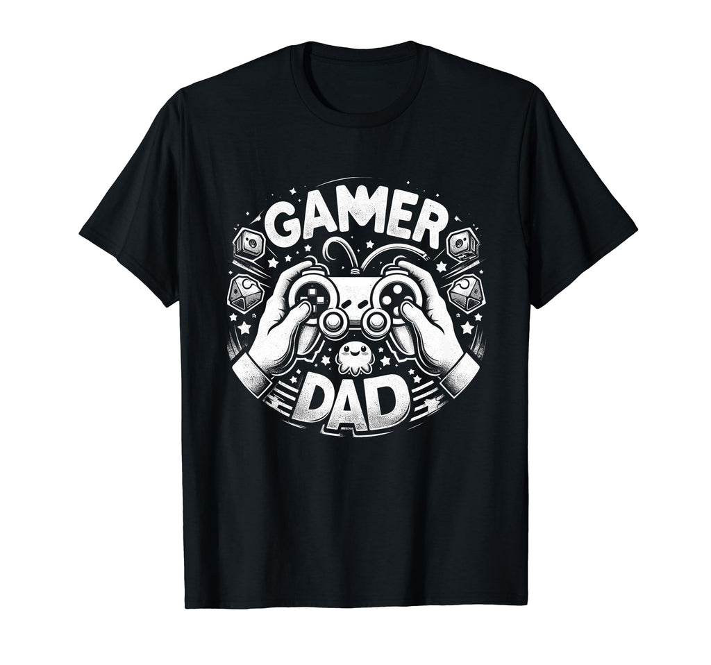 Gamer Dad Game Controller Gaming T-Shirt - Casual Everyday Wear for Adults - T-Shirt, Sweatshirt, Hoodie