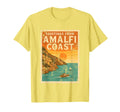 Amalfi Coast Sunset Italy Postcard T-Shirt - Graphic Print for Adults - T-Shirt, Sweatshirt, Hoodie