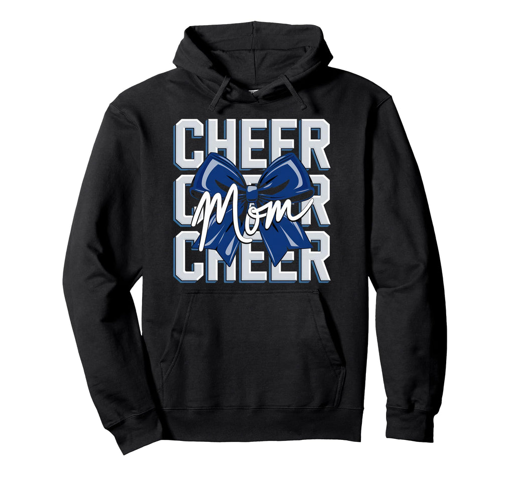 Cheer Mom Mother Bow Cheerleader Game Hoodie - Aesthetic Graphic Men Women - T-Shirt, Sweatshirt, Hoodie