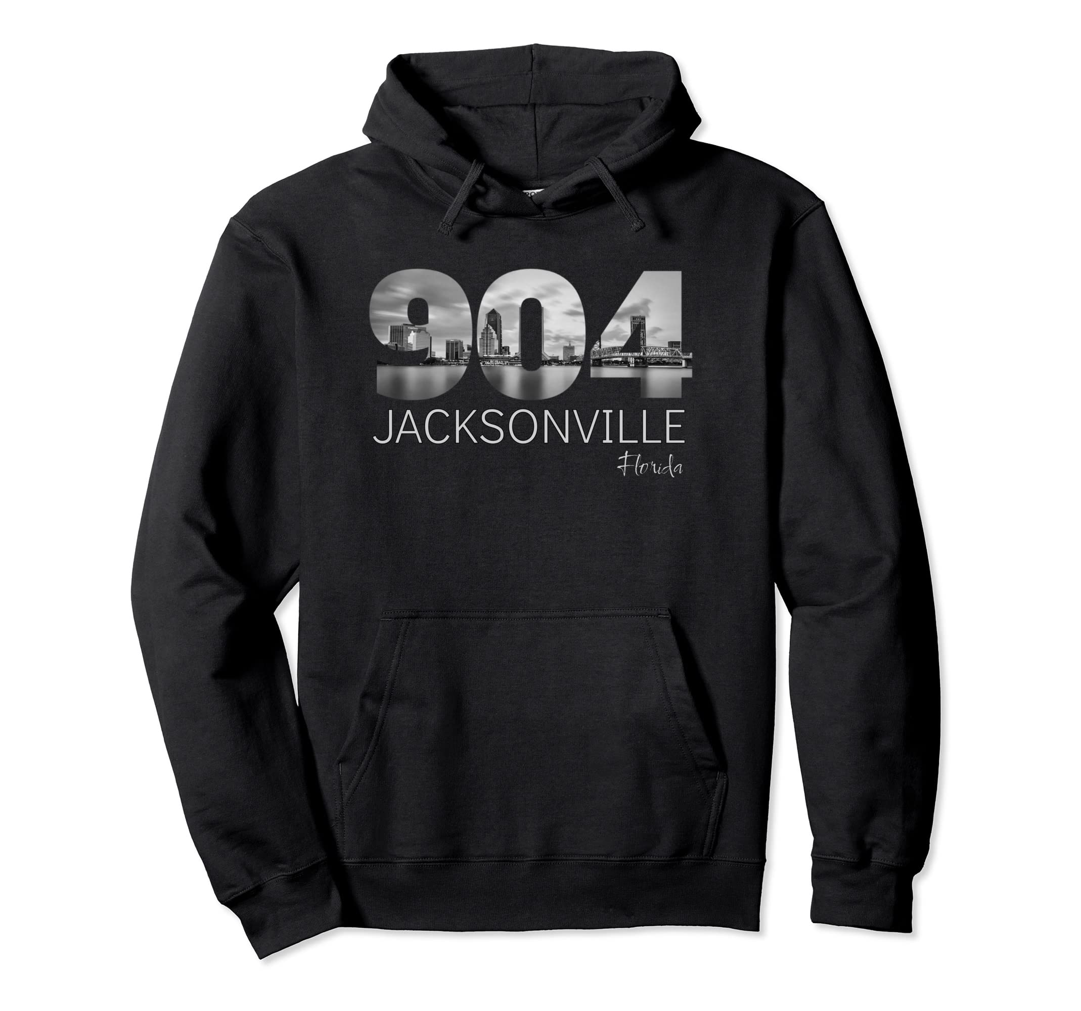 Jacksonville Florida Area Code 904 Hoodie - Fun Novelty Design for Adults - T-Shirt, Sweatshirt, Hoodie