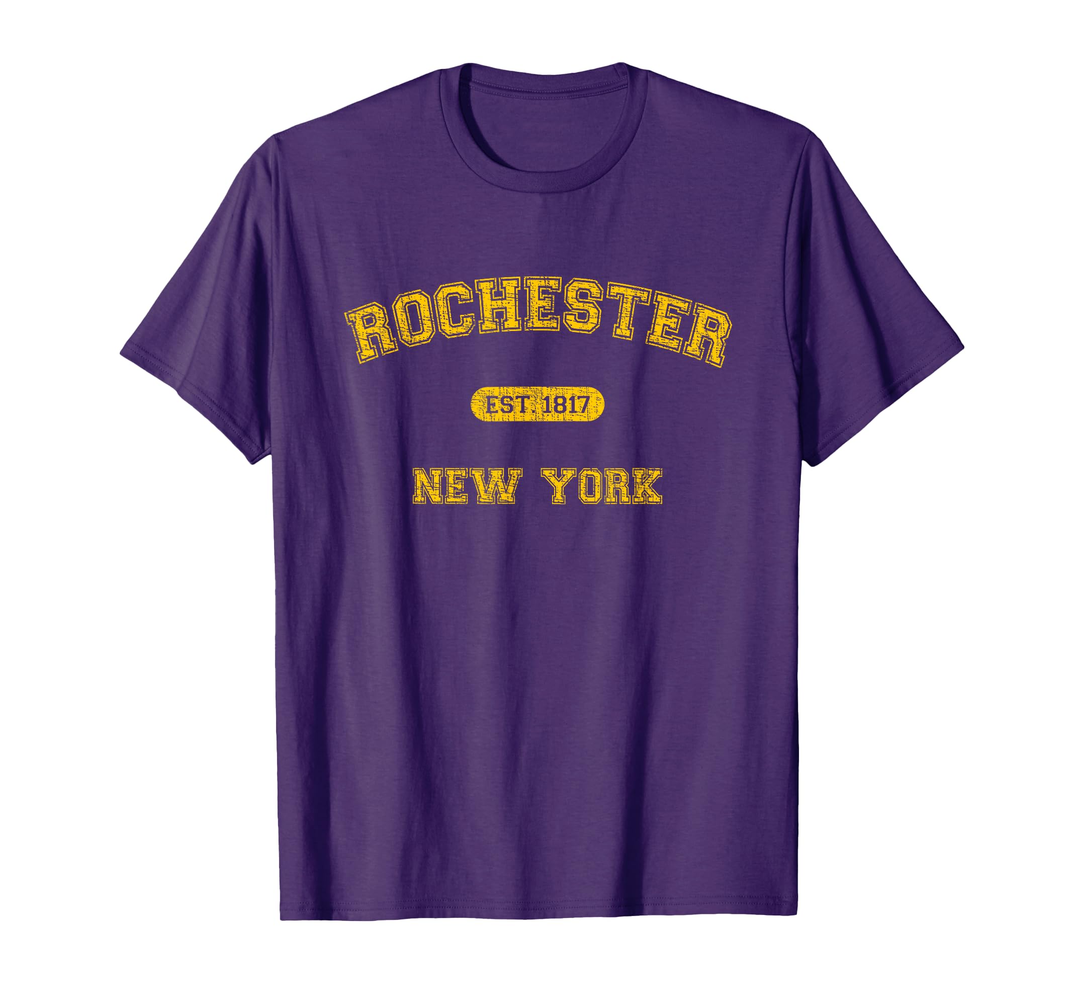 College Rochester New York 1817 T-Shirt - Unique Graphic Men Women - T-Shirt, Sweatshirt, Hoodie