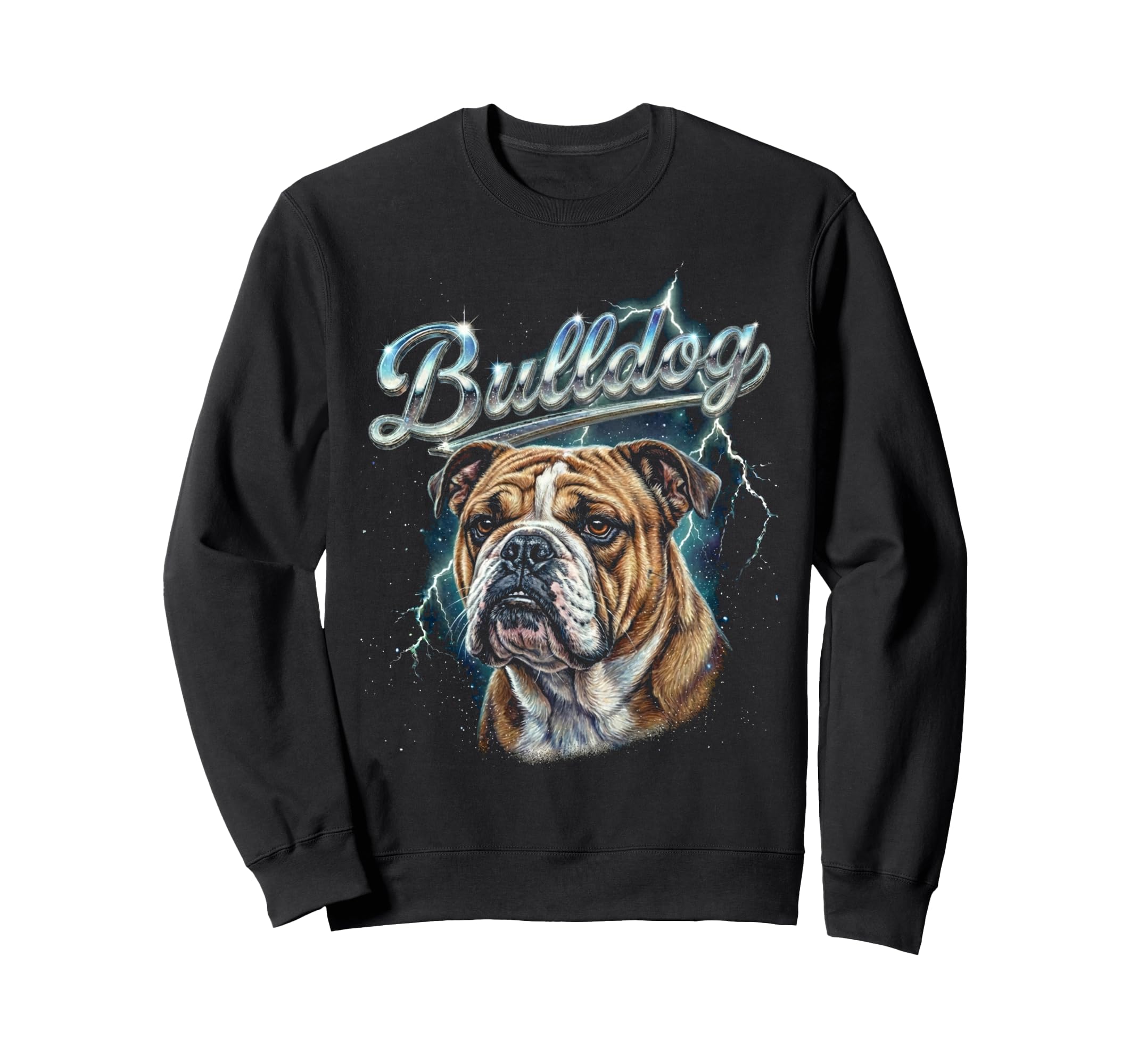 Bulldog 90S Dog Lover 80S Bulldog Sweatshirt - Aesthetic Graphic Unisex - T-Shirt, Sweatshirt, Hoodie